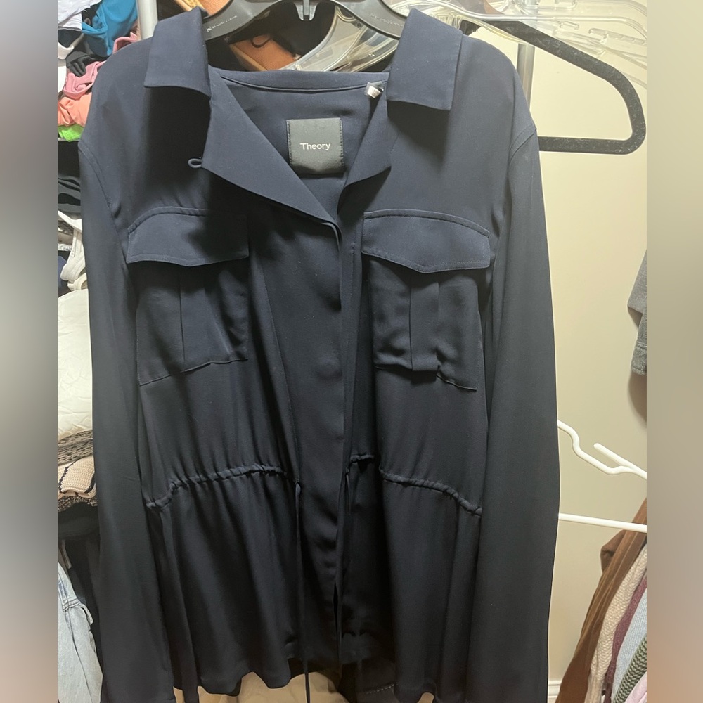 Theory Women's Navy Shirt